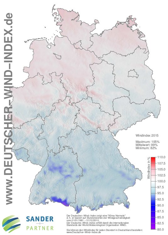 Deutscher-Wind-Index 2015